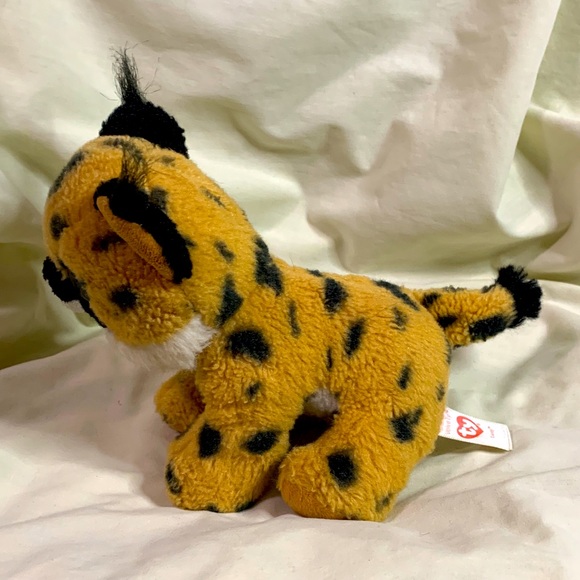 TY Beanie Boos Larry the Lynx Cat Plush Stuffed Toy pre-loved condition - Picture 8 of 10